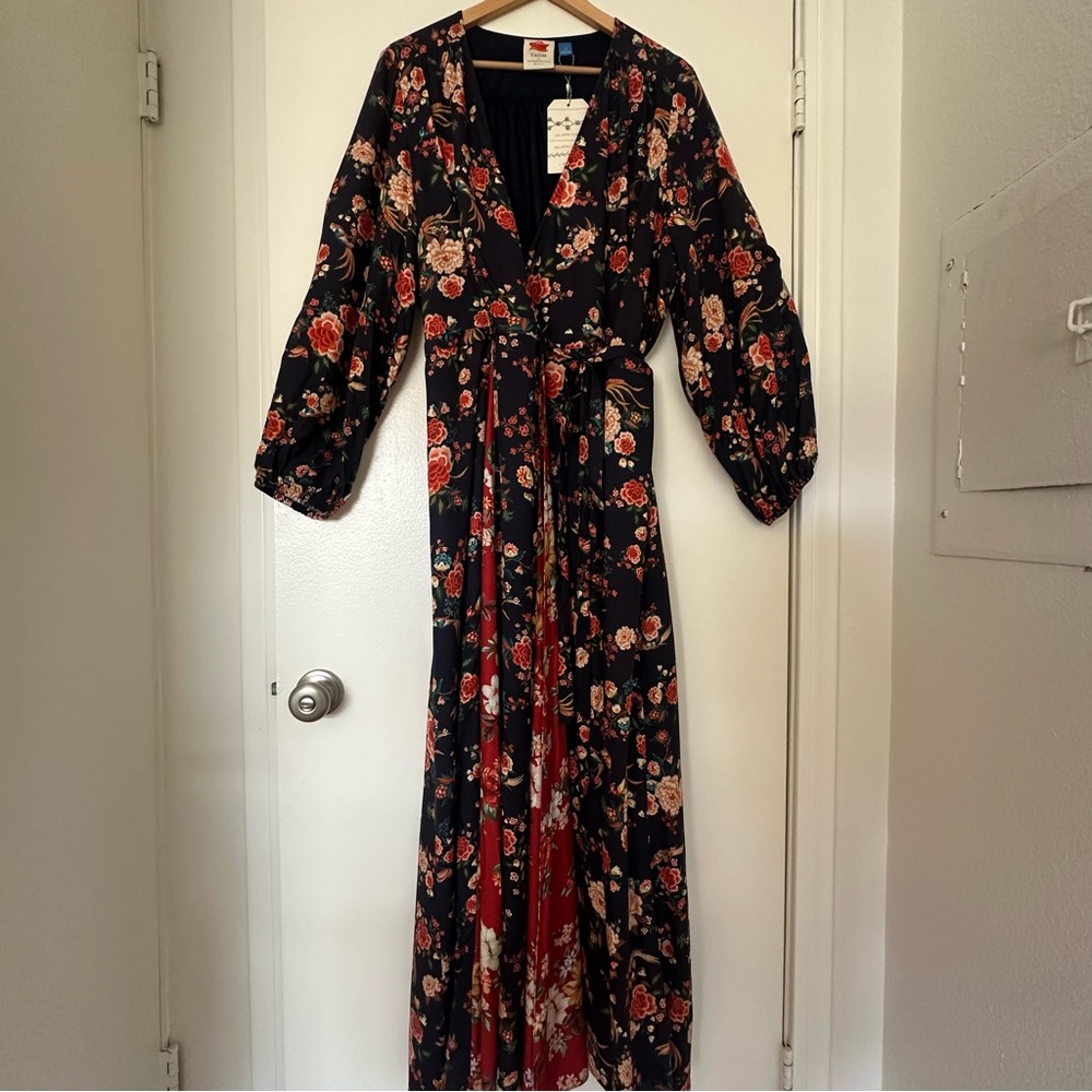 FARM Rio Wrapped Maxi Dress